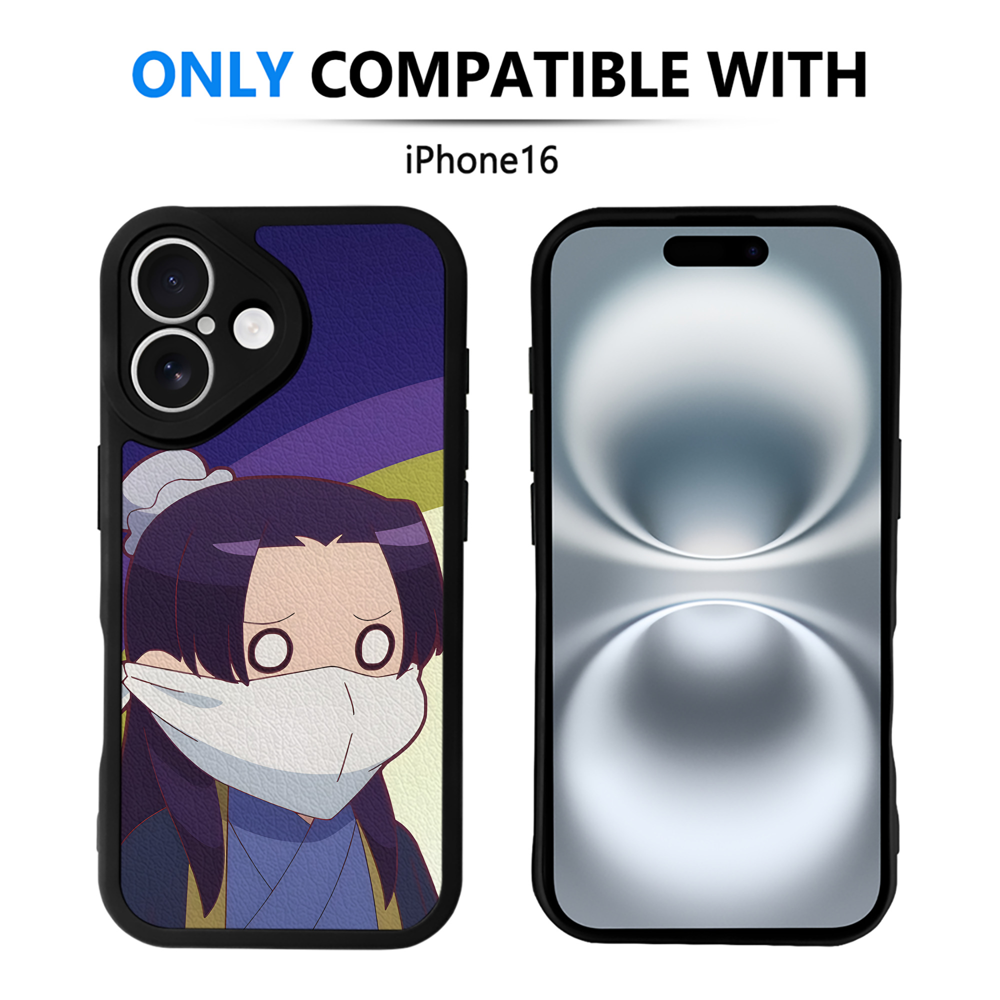 （画像用） 薬屋のひとりごと The Apothecary Diaries 【iPhone 16シリーズ対応】シリコンスマホケース（レザー調） 材質：シリコン